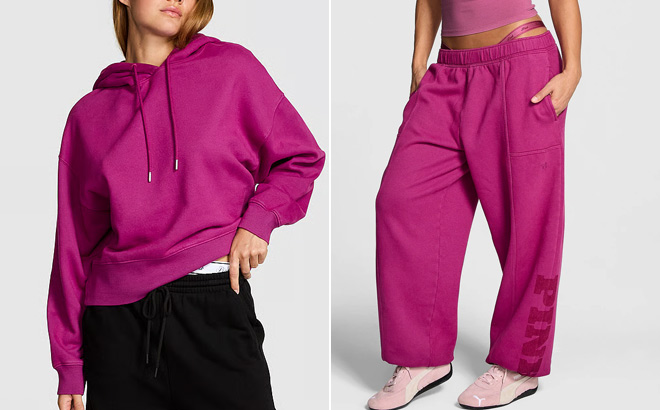 Victorias Secret PINK Luxe Fleece Hoodie