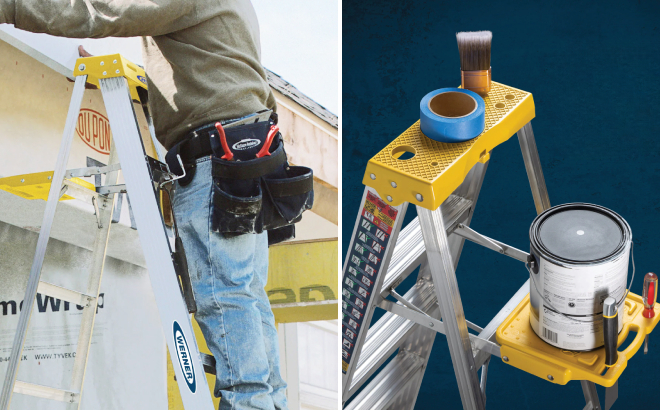 Werner 360 6 ft Aluminum Type 1 Step Ladder