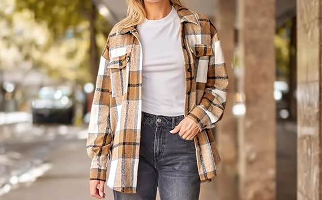 Womens Flannel Shackets