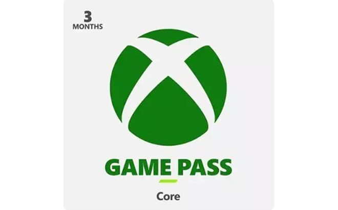 Xbox Game Pass Core Digital 3 Months Xbox Game Pass Core Digital 3 Months