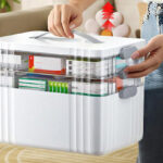 3 Tier Portable Medicine Organizer