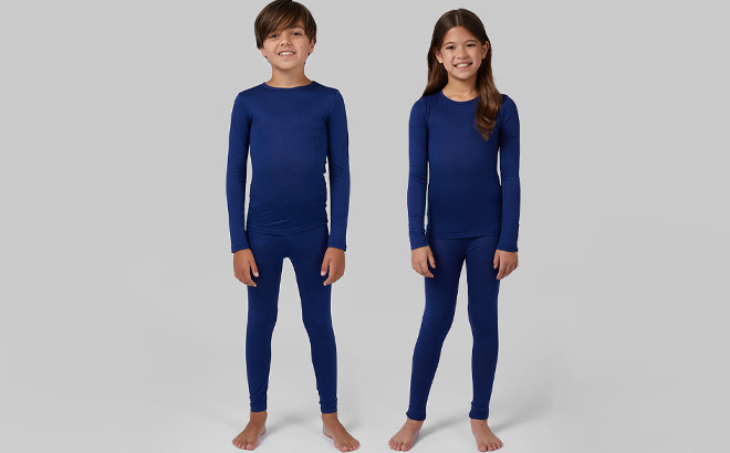 32 Degrees Kids 2 Piece Baselayer Top Bottom Set 32 Degrees Kids 2 Piece Baselayer Top Bottom Set