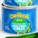 A 4 Ounce Can of Ortega Fire Roasted Diced Green Chiles