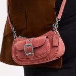 A Person Holding Coach Outlet Ashton Mini Shoulder Bag