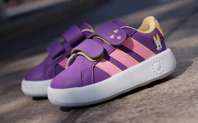 Adidas x Disney Minnie Mouse Grand Court Kids Shoes