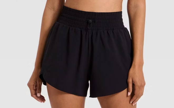 All In Motion Womens Active Light Woven High Rise Shorts All In Motion Womens Active Light Woven High Rise Shorts