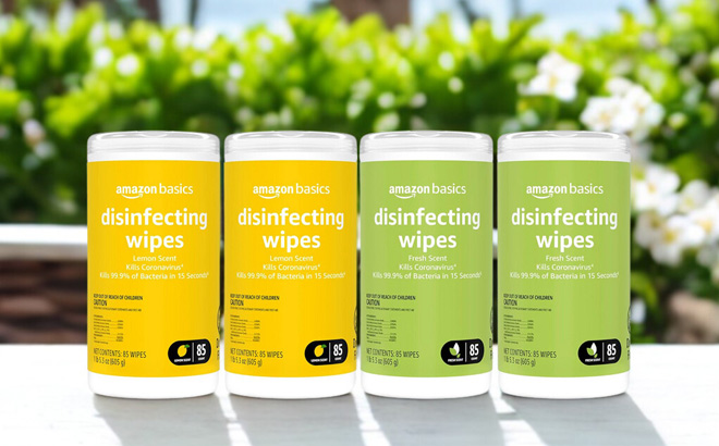 Amazon Basics Disinfecting Wipes