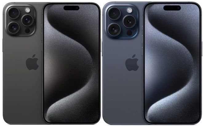 Apple iPhone 15 Pro Max 256GB Renewed and Apple iPhone 15 Pro 128GB Renewed