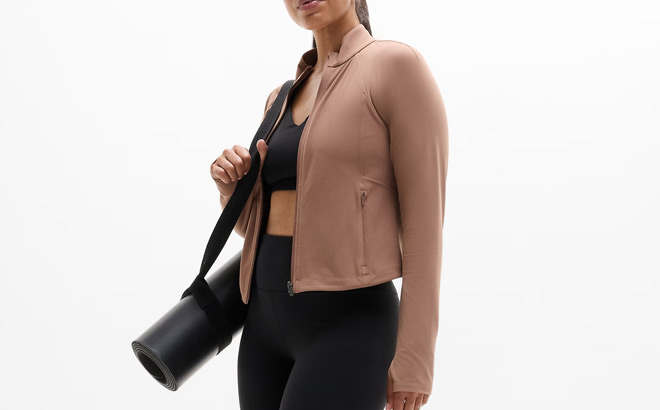 Athleta Salutation Crop Jacket