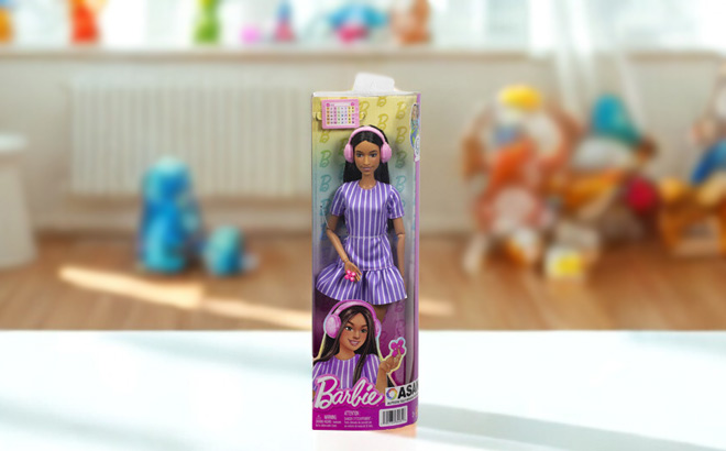 Autistic Barbie on a Table