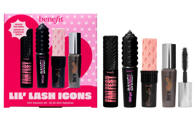 Benefit Cosmetics 4 Piece Lil Lash Icons Mini Mascara Set