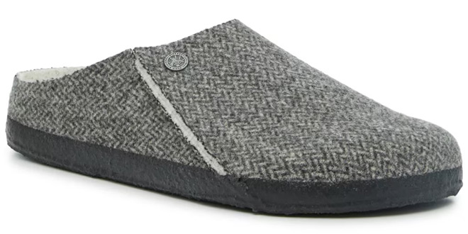 Birkenstock Womens Zermatt Clog Slippers in Gray Color
