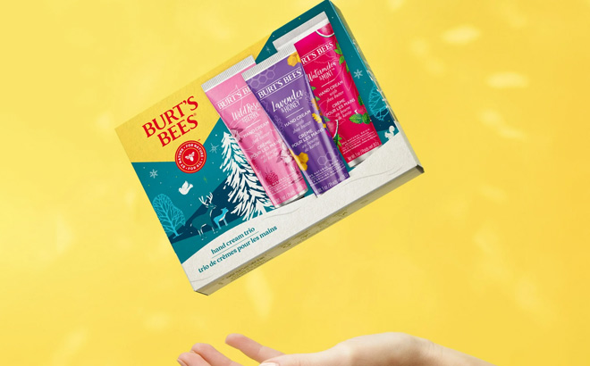 Burts Bees Hand Cream Trio Holiday Gift Set