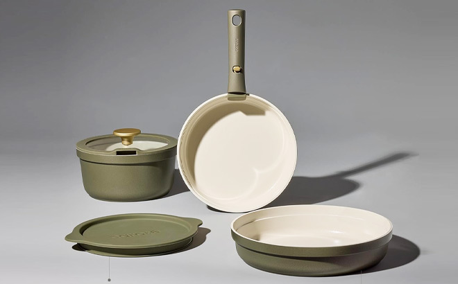 Carote 9 Piece Ceramic Cookware Set