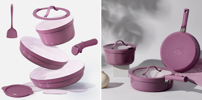 Carote 9 Piece Ceramic Cookware Sets