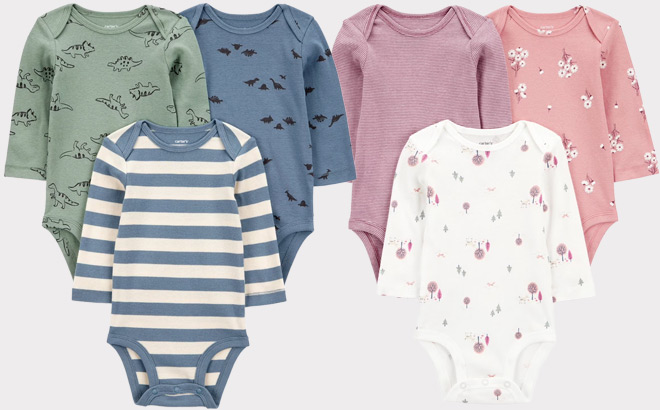Carters Baby 3 Pack Bodysuits