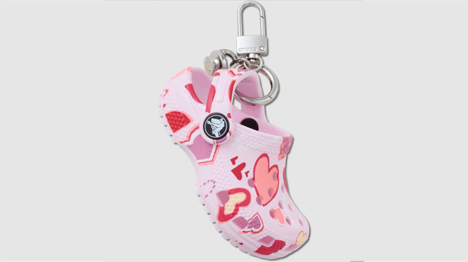 Classic Printed Clog Bag Charm Classic Printed Clog Bag Charm