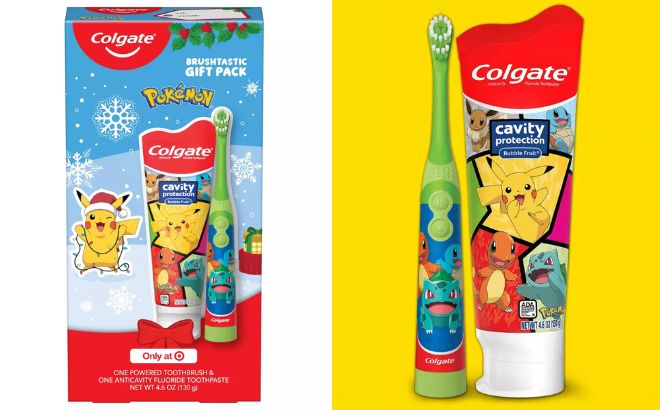 Colgate Kids Pokemon Toothbrush Toothpaste Gift Set Colgate Kids Pokemon Toothbrush Toothpaste Gift Set