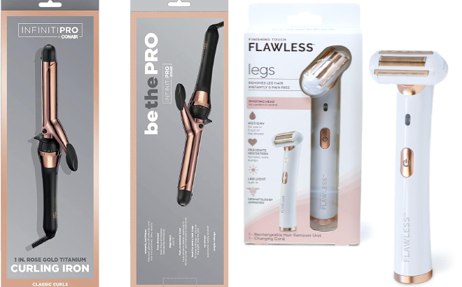 Conair Rose Gold Titanium 1 Inch Curling Iron Conair Rose Gold Titanium 1 Inch Curling Iron