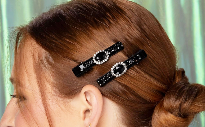 Conair Wicked Elphaba Rhinestone Hair Clips 2 Pack