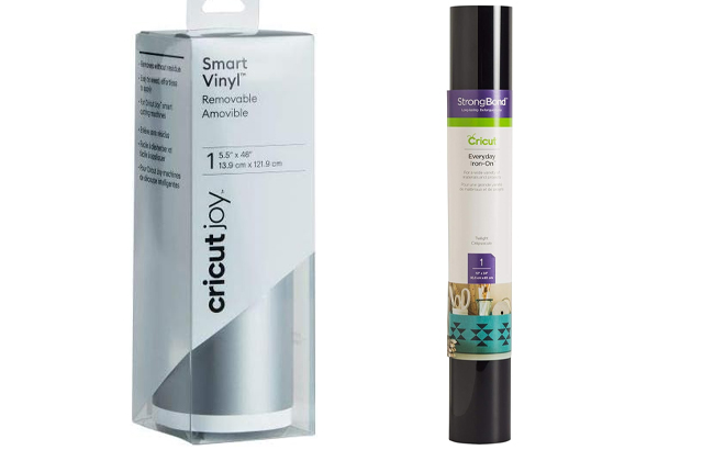 Cricut Joy Smart Removable Vinyl and Cricut Everyday Iron On