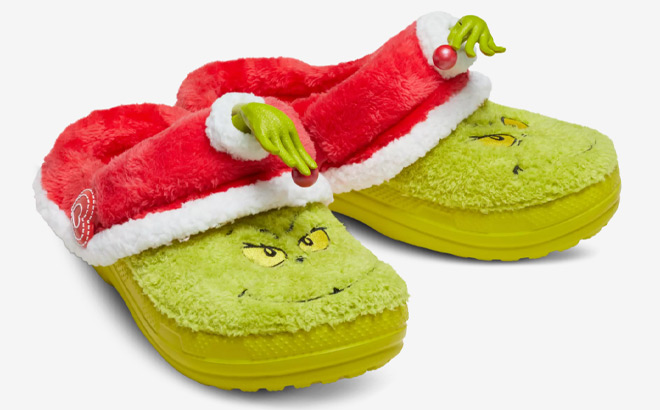 Crocs Grinch Classic Lined Mens Clogs Crocs Grinch Classic Lined Mens Clogs