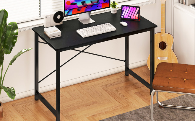 DUMOS 32 Inch Office Small Computer Desk