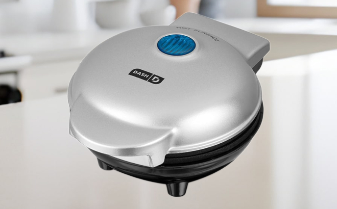 Dash Mini Maker Griddle on a Table
