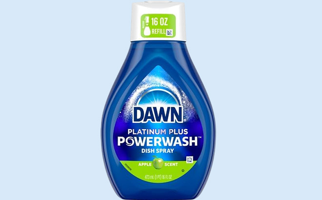Dawn Powerwash Spray Refill on Blue Background Dawn Powerwash Spray Refill on Blue Background