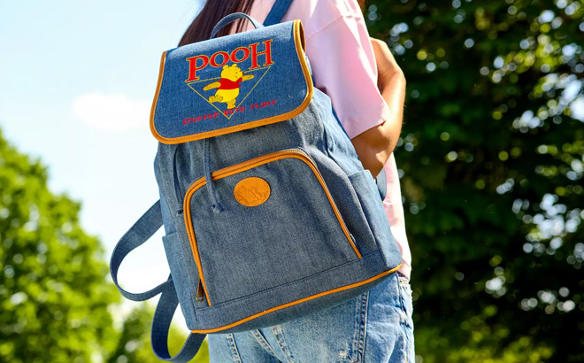 Disney Winnie the Pooh Denim Backpack