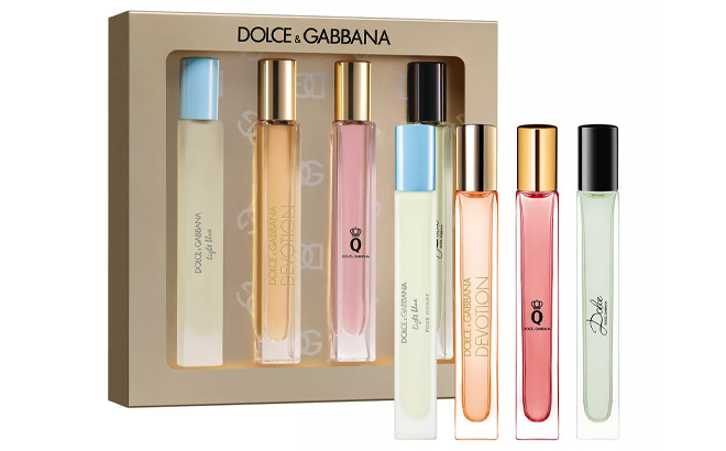 Dolce Gabbana 4 Piece Mix Set For Her Gift Set