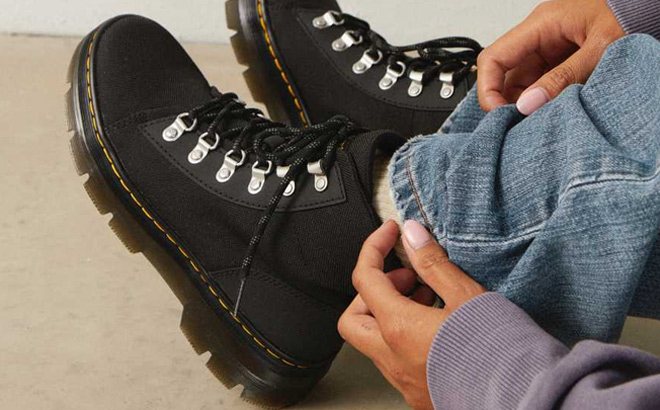 Dr Martens Combs Womens Poly Casual Boots Dr Martens Combs Womens Poly Casual Boots