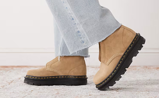 Dr Martens Zebzag Laceless Slip On Suede Boots Dr Martens Zebzag Laceless Slip On Suede Boots