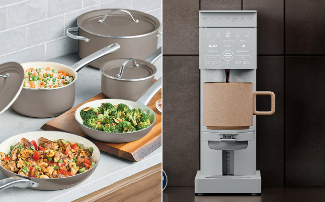 Farberware Vibrance 12 Piece Ceramic Nonstick Cookware Set Farberware Vibrance 12 Piece Ceramic Nonstick Cookware Set