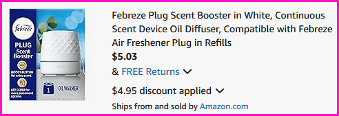 Febreze Plug Scent Booster Checkout Screen Febreze Plug Scent Booster Checkout Screen