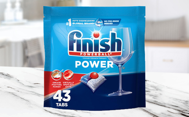 Finish Power Dishwasher Pods 43 Count