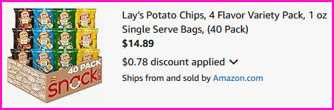 Frito Lay Checkout Screen Frito Lay Checkout Screen