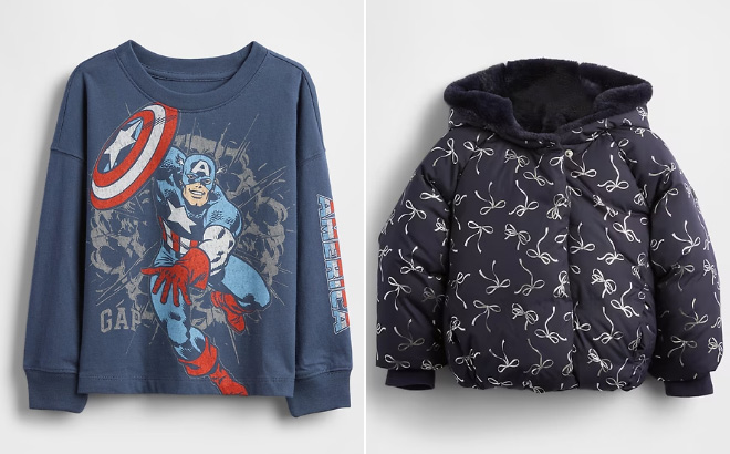 GAP Baby Toddler Marvel Graphic T Shirt GAP Baby Toddler Marvel Graphic T Shirt