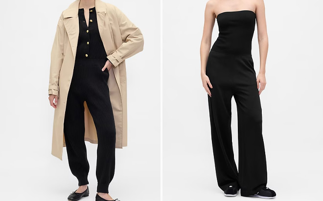 GAP CashSoft Rib Sweater Jumpsuit