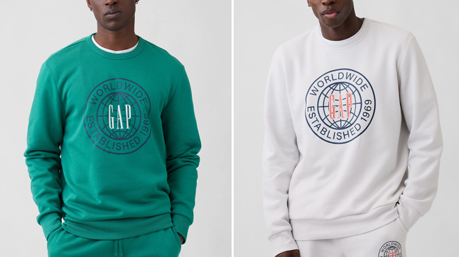 GAP Factory Relaxed Gap Graphic Sweatshirt GAP Factory Relaxed Gap Graphic Sweatshirt