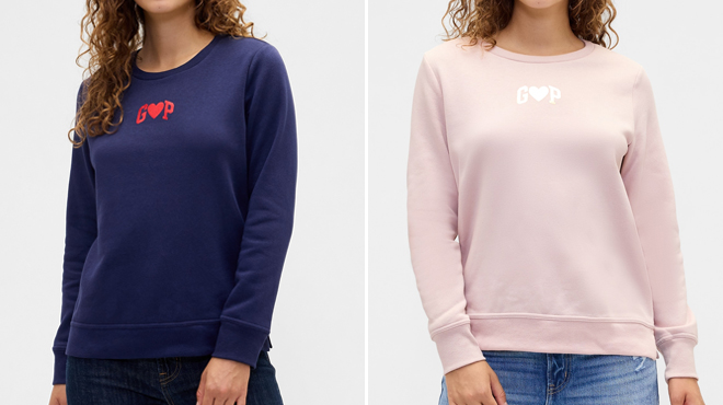 GAP Factory Relaxed Gap Logo Sweatshirt