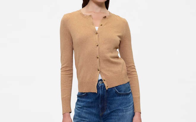 GAP Factory Womens Crewneck Cardigan