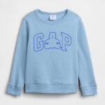 GAP Factory babyGap Logo Sweatshirt in Blue Stone Color