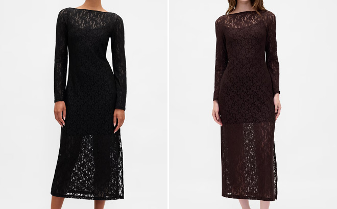 GAP Lace Bell Sleeve Maxi Dresses GAP Lace Bell Sleeve Maxi Dresses