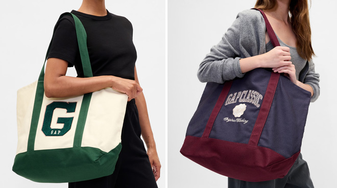 GAP Varsity Logo Tote Bag GAP Varsity Logo Tote Bag