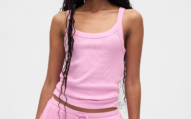 GAP Waffle PJ Tank Top GAP Waffle PJ Tank Top