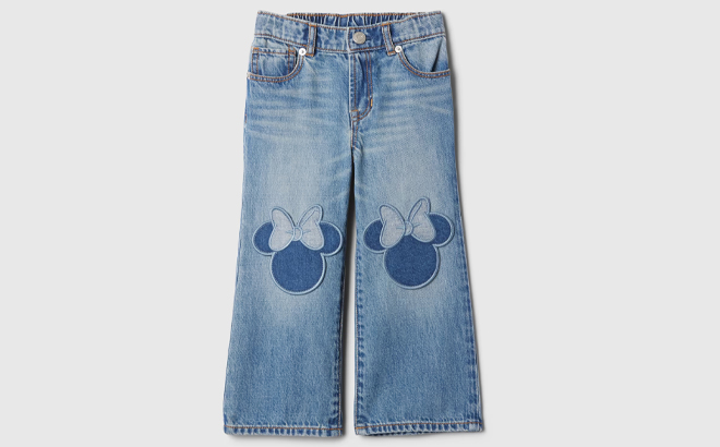 Gap × Disney Baby Toddler Minnie Mouse Stride Jeans