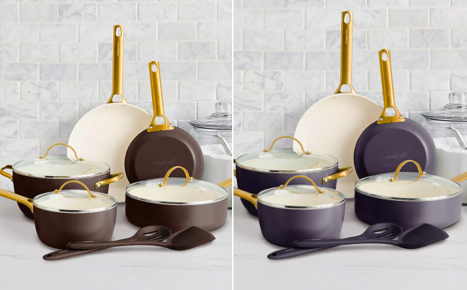 GreenPanReserve Healthy Ceramic Nonstick 10 Piece Cookware Set