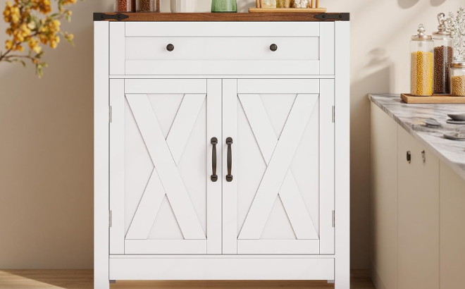 Grusign 30 Inch Coffee Bar Station Grusign 30 Inch Coffee Bar Station