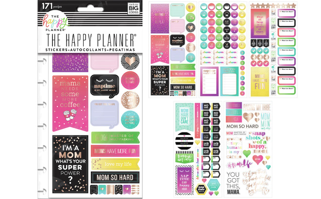 Happy Planner Mom Boss 5 Sticker Sheets Happy Planner Mom Boss 5 Sticker Sheets